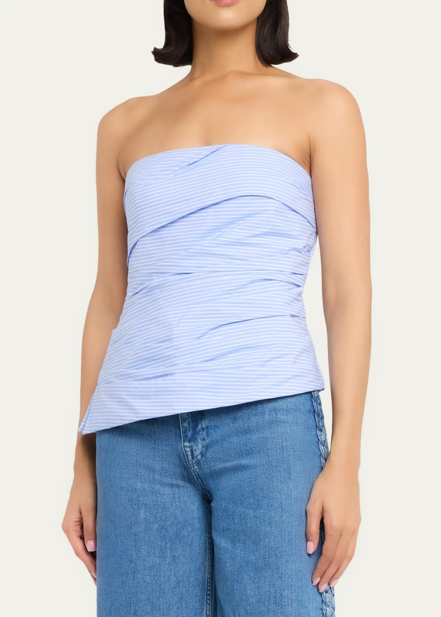 SIMKHAIEmerson Ruched Strapless Top