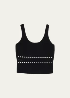SIMKHAIFitzgerald Open-Work Tank Top