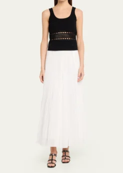 SIMKHAIFitzgerald Open-Work Tank Top
