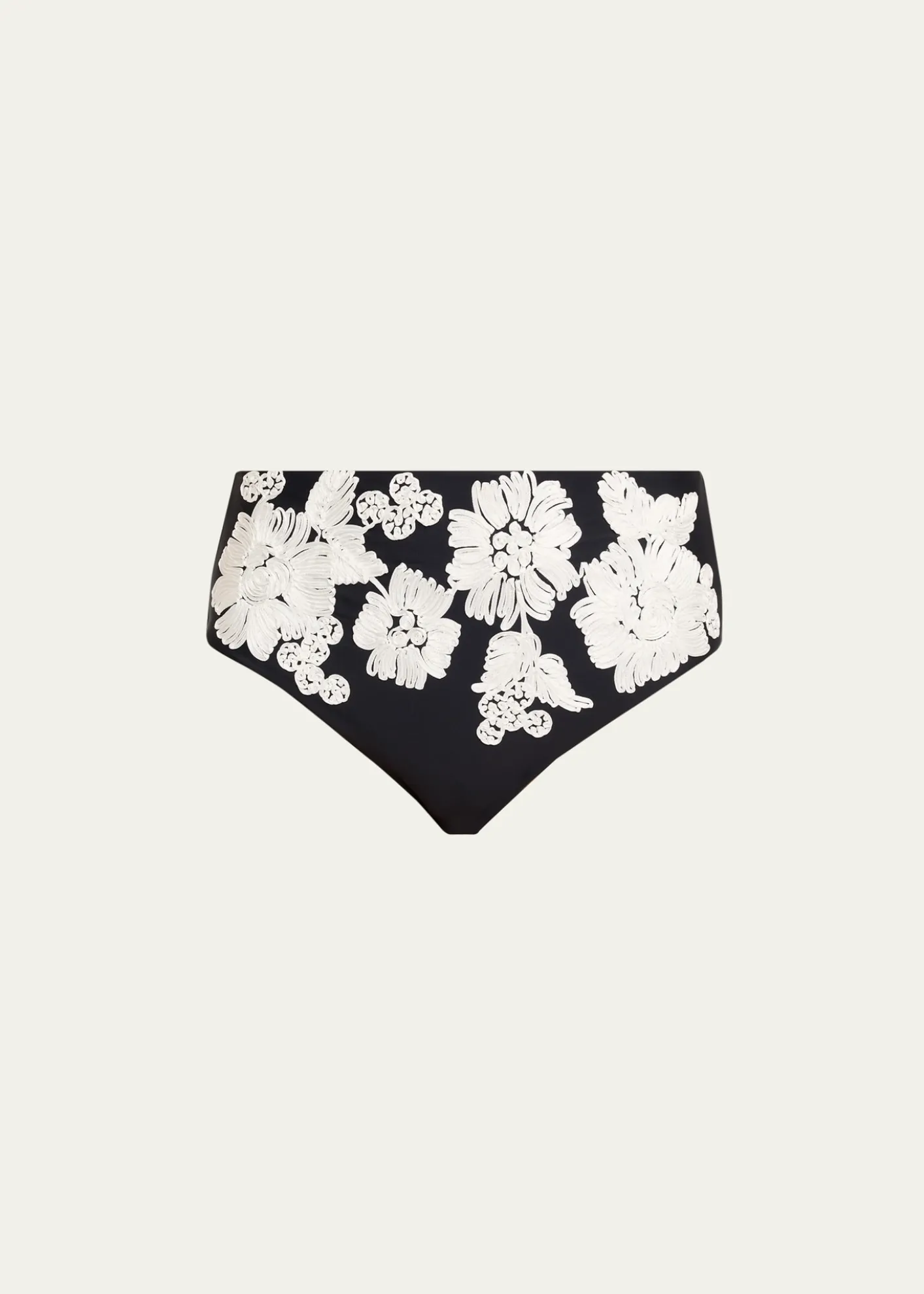 SIMKHAIFrancie Floral High-Waist Bikini Bottoms