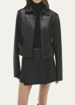 SIMKHAIFreeman Leather Jacket