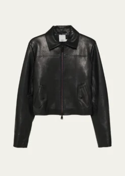 SIMKHAIFreeman Leather Jacket