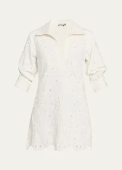 SIMKHAIFreya Embroidered Mini Dress