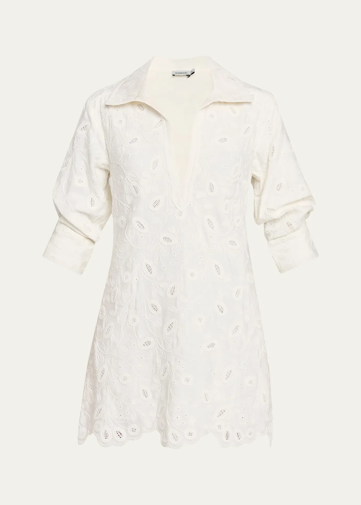 SIMKHAIFreya Embroidered Mini Dress