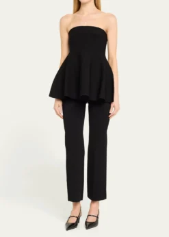 SIMKHAIIoanna Strapless Peplum Top
