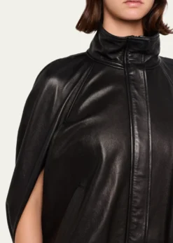 SIMKHAIJada Nappa Leather Cape Jacket