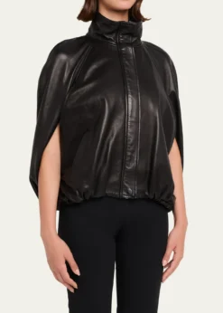 SIMKHAIJada Nappa Leather Cape Jacket