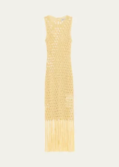 SIMKHAIJensen Macrame Midi Dress