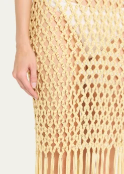 SIMKHAIJensen Macrame Midi Dress