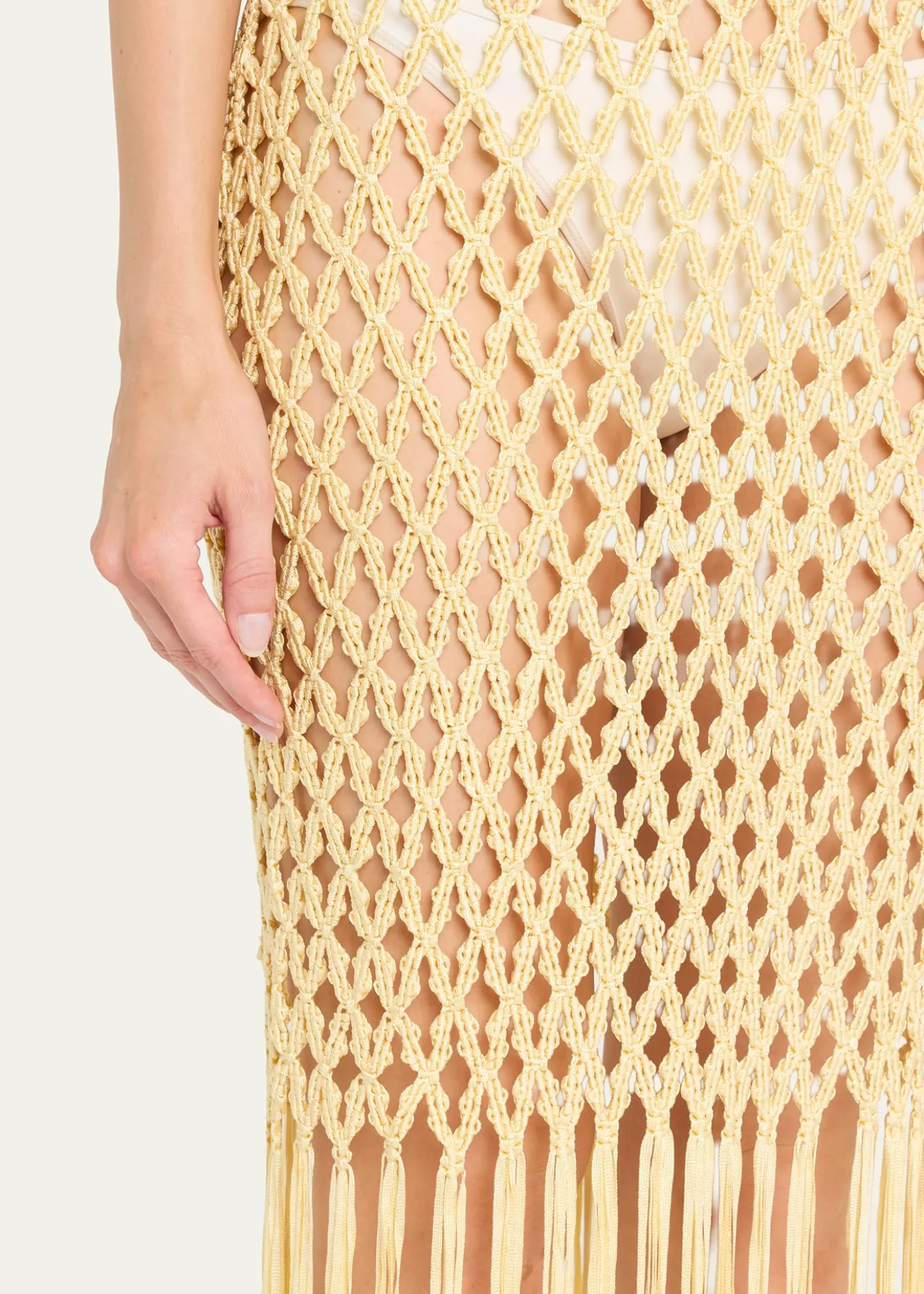 SIMKHAIJensen Macrame Midi Dress