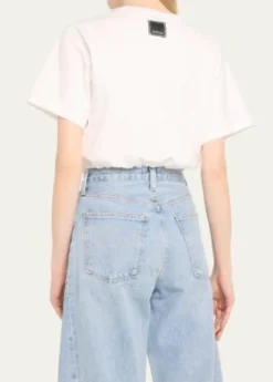 SIMKHAIJojo Cropped Short-Sleeve Cotton T-Shirt