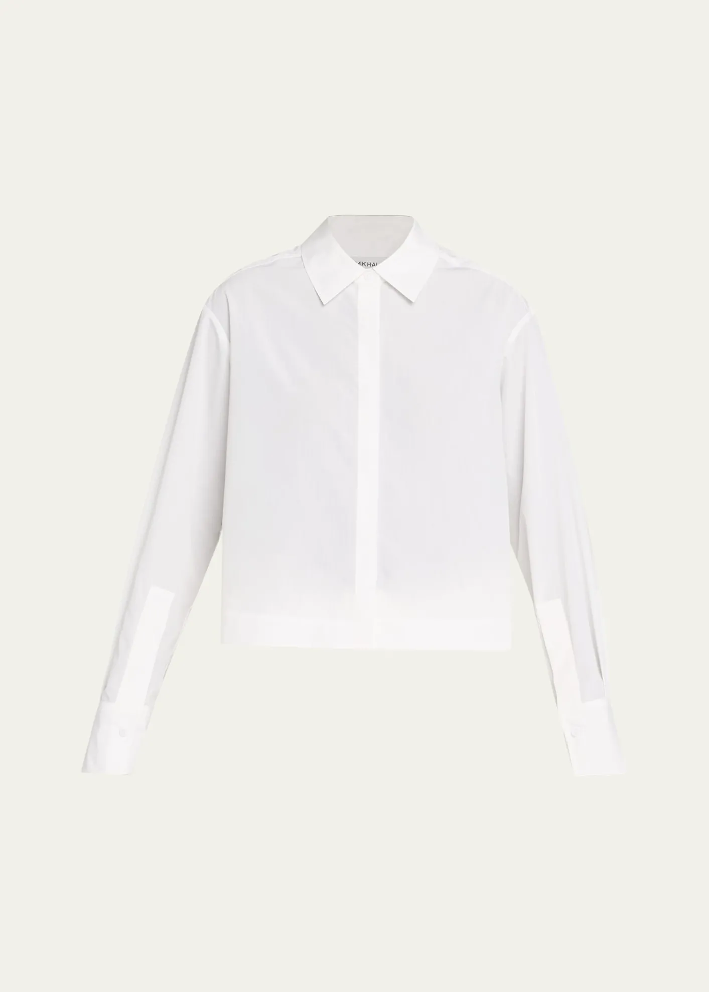 SIMKHAIKacey Cotton Lace Long-Sleeve Top