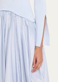 SIMKHAIKenlie Long-Sleeve Bubble Midi Dress