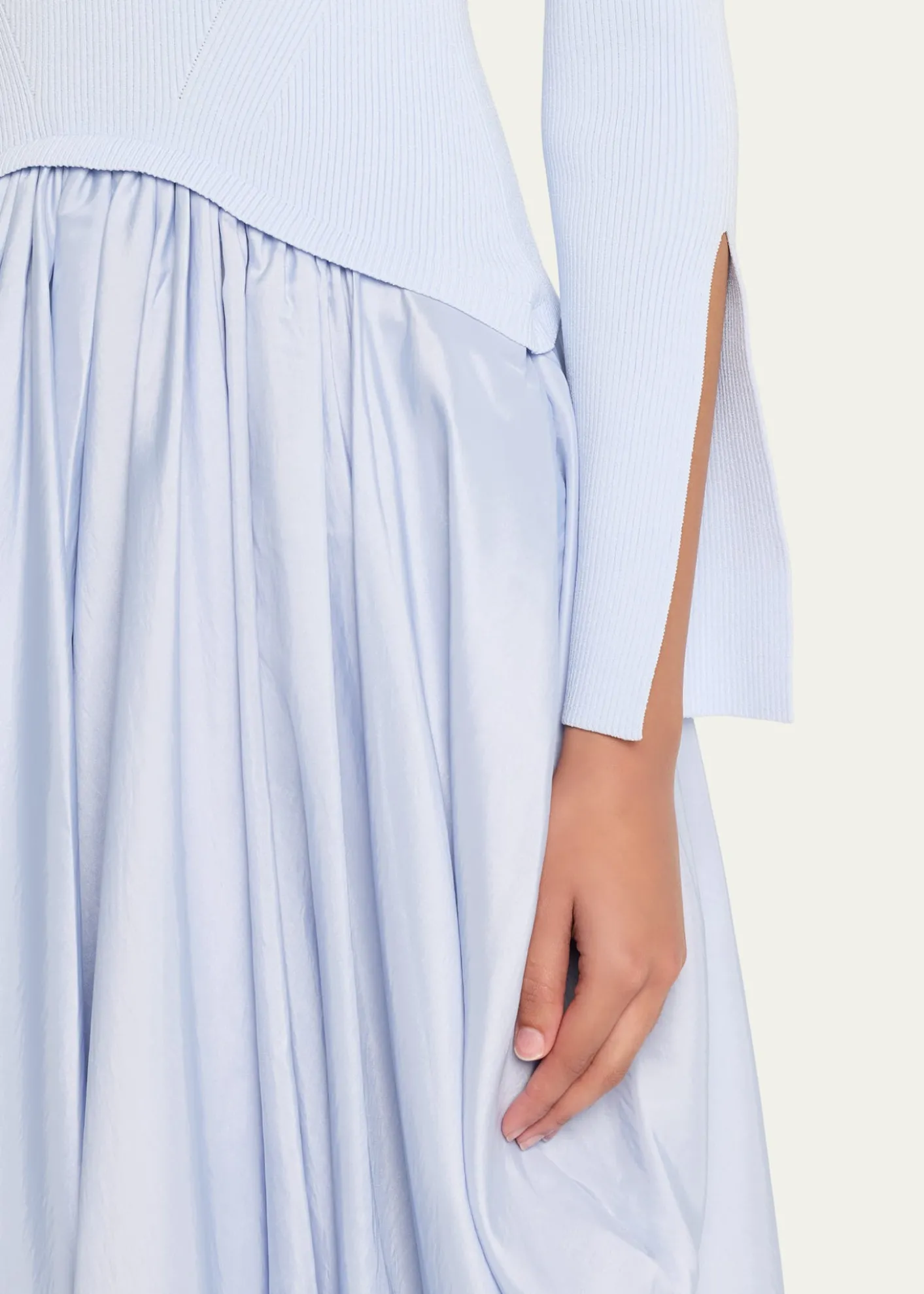 SIMKHAIKenlie Long-Sleeve Bubble Midi Dress