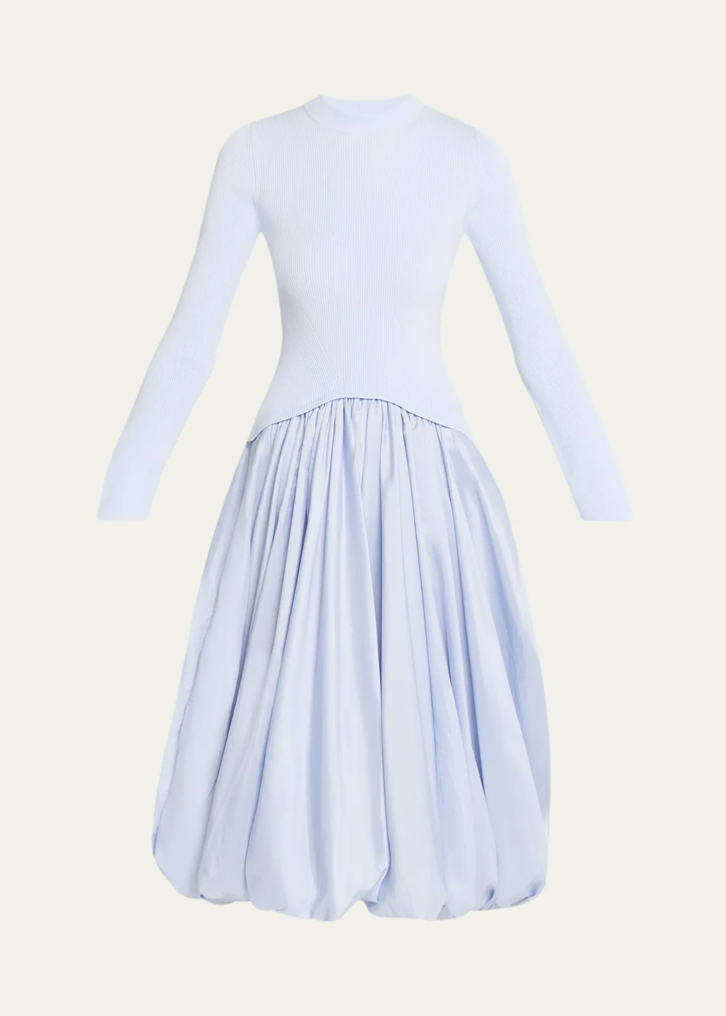 SIMKHAIKenlie Long-Sleeve Bubble Midi Dress