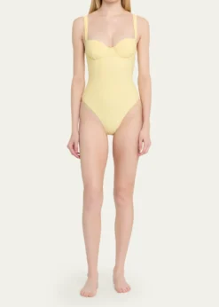 SIMKHAIKyle Bustier One-Piece Swimsuit