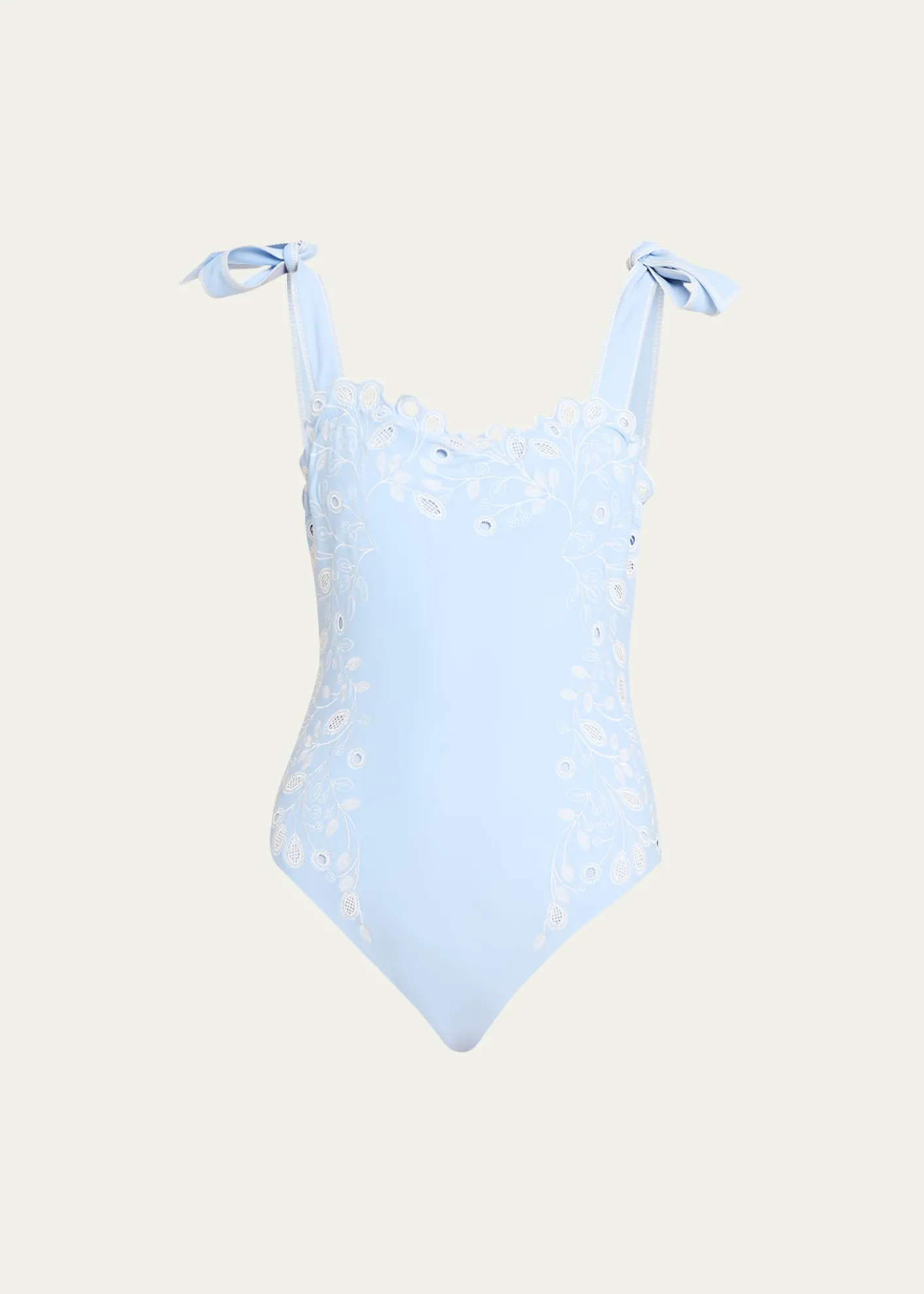 SIMKHAILaurie Embroidered One-Piece Swimsuit