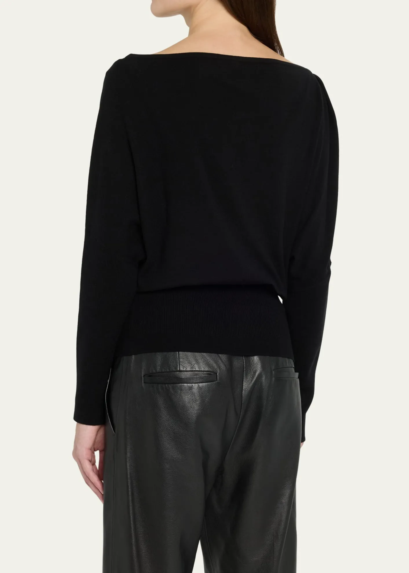 SIMKHAILavina Draped Off-Shoulder Sweater