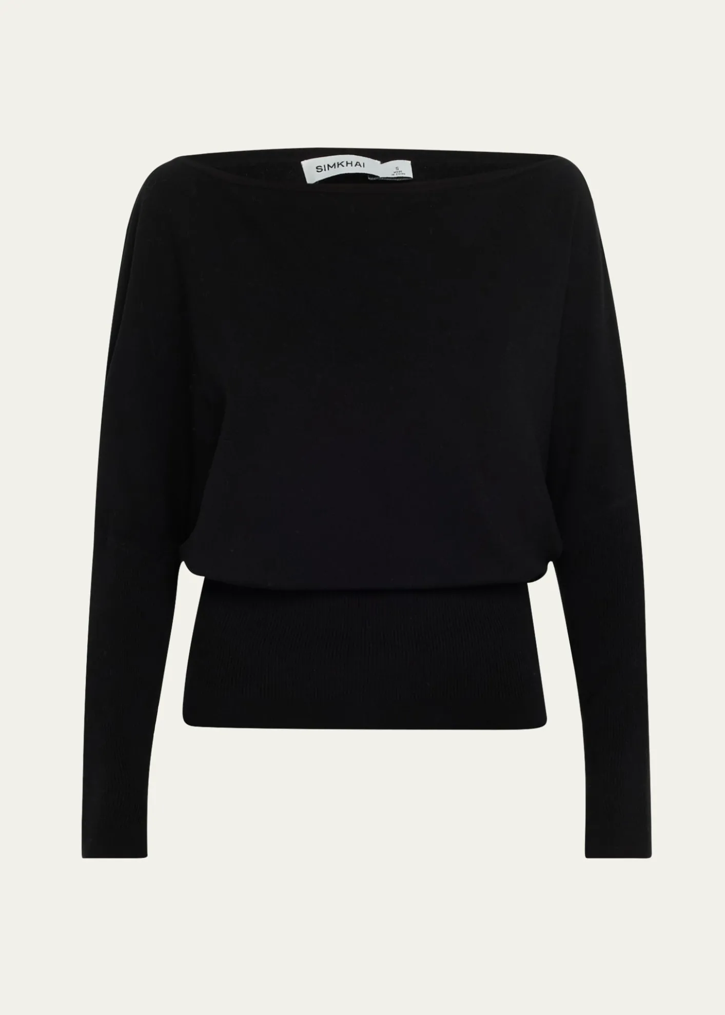 SIMKHAILavina Draped Off-Shoulder Sweater