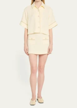 SIMKHAILeighton Boucle Mini Skirt