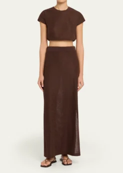 SIMKHAILidie Knit Crop Top