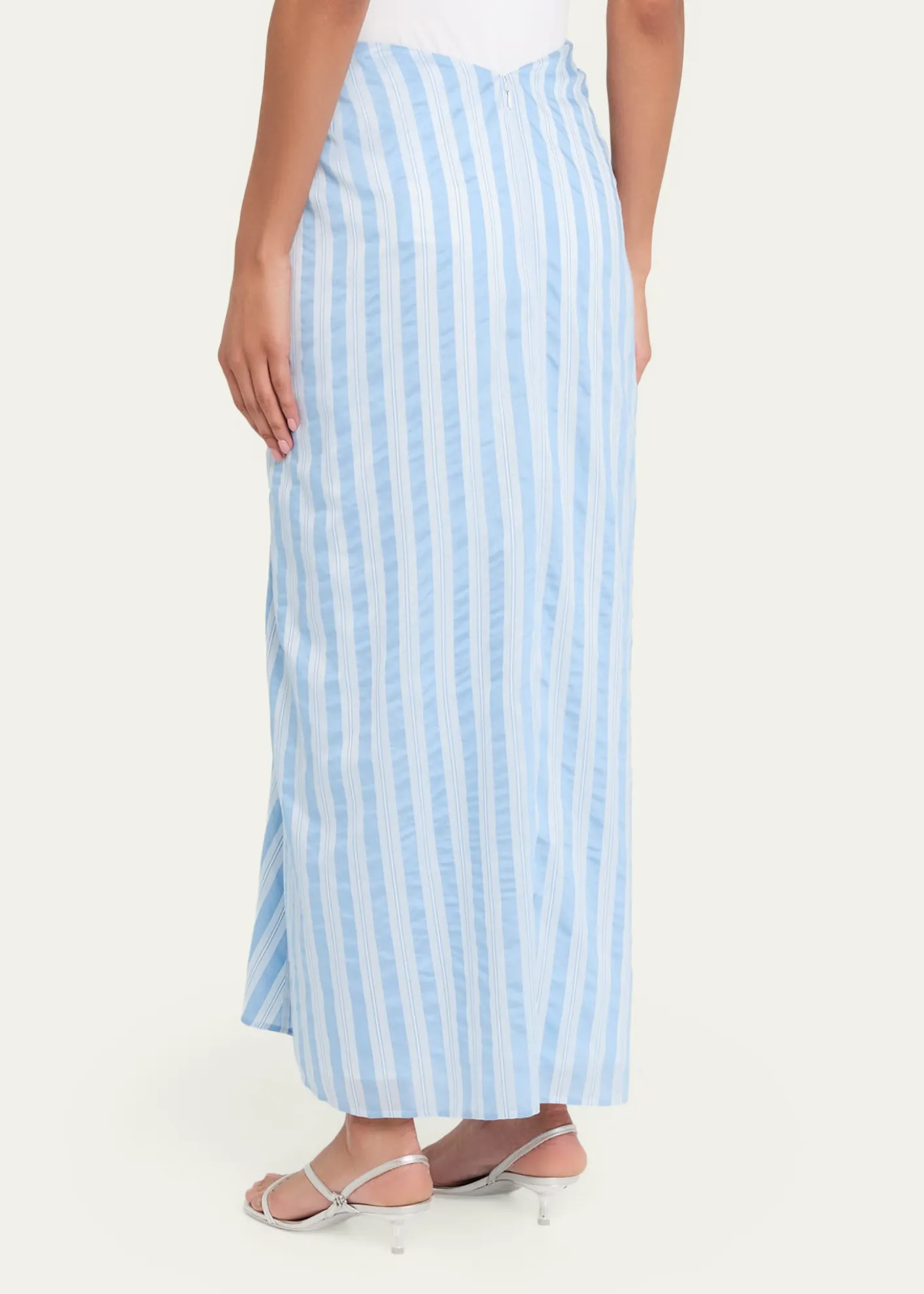 SIMKHAILiorra Draped Midi Skirt