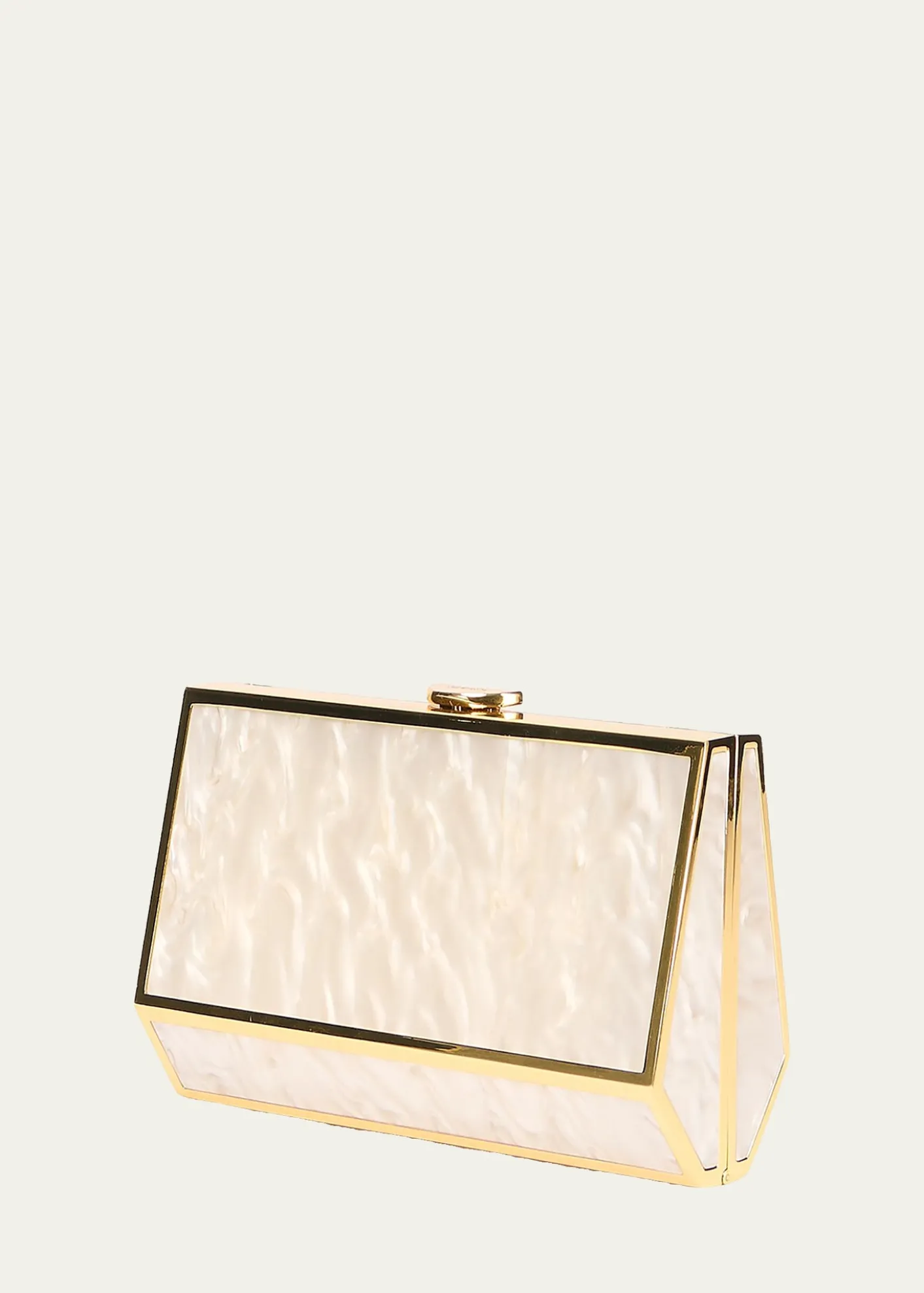 SIMKHAIMaddox Marbled Acrylic Clutch Bag