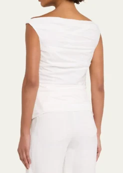 SIMKHAIMaisel Gathered Cotton Top