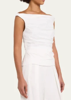 SIMKHAIMaisel Gathered Cotton Top