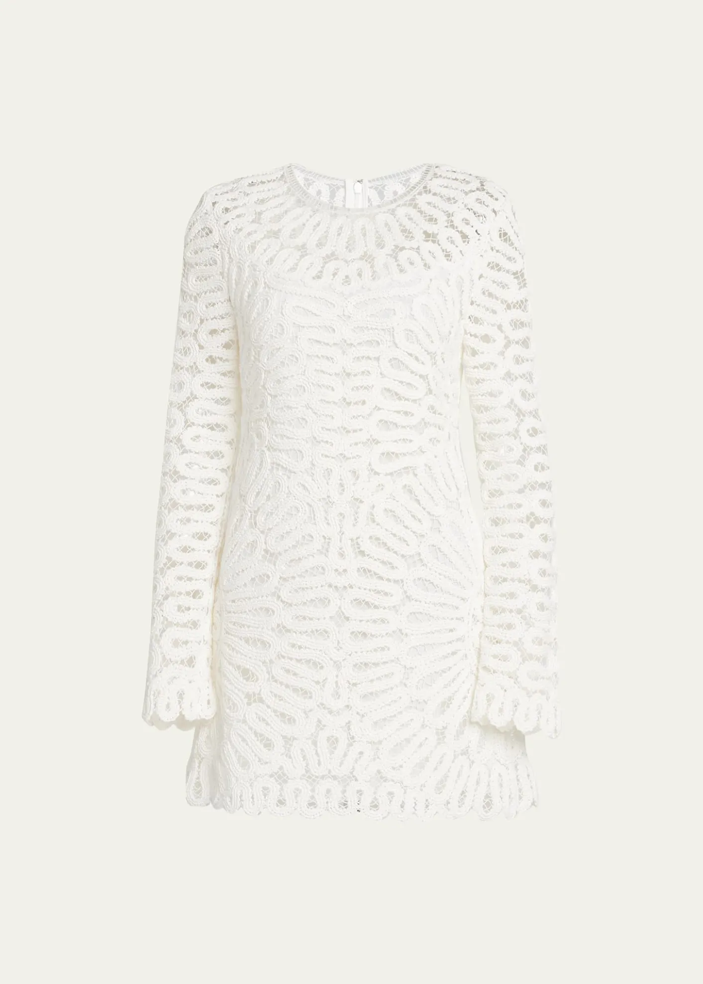 SIMKHAIMccall Cage Crochet Mini Dress