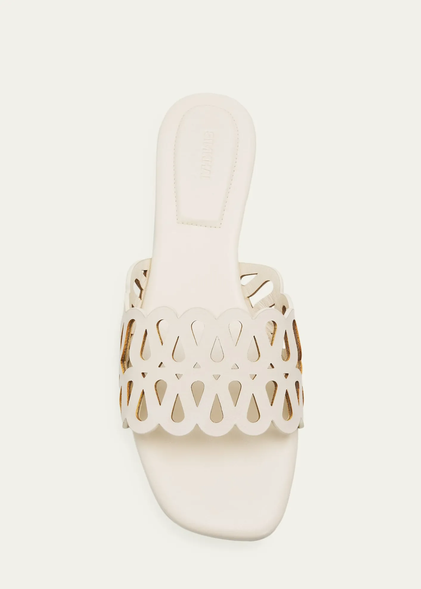 SIMKHAIMcCall Laser-Cut Leather Sandals