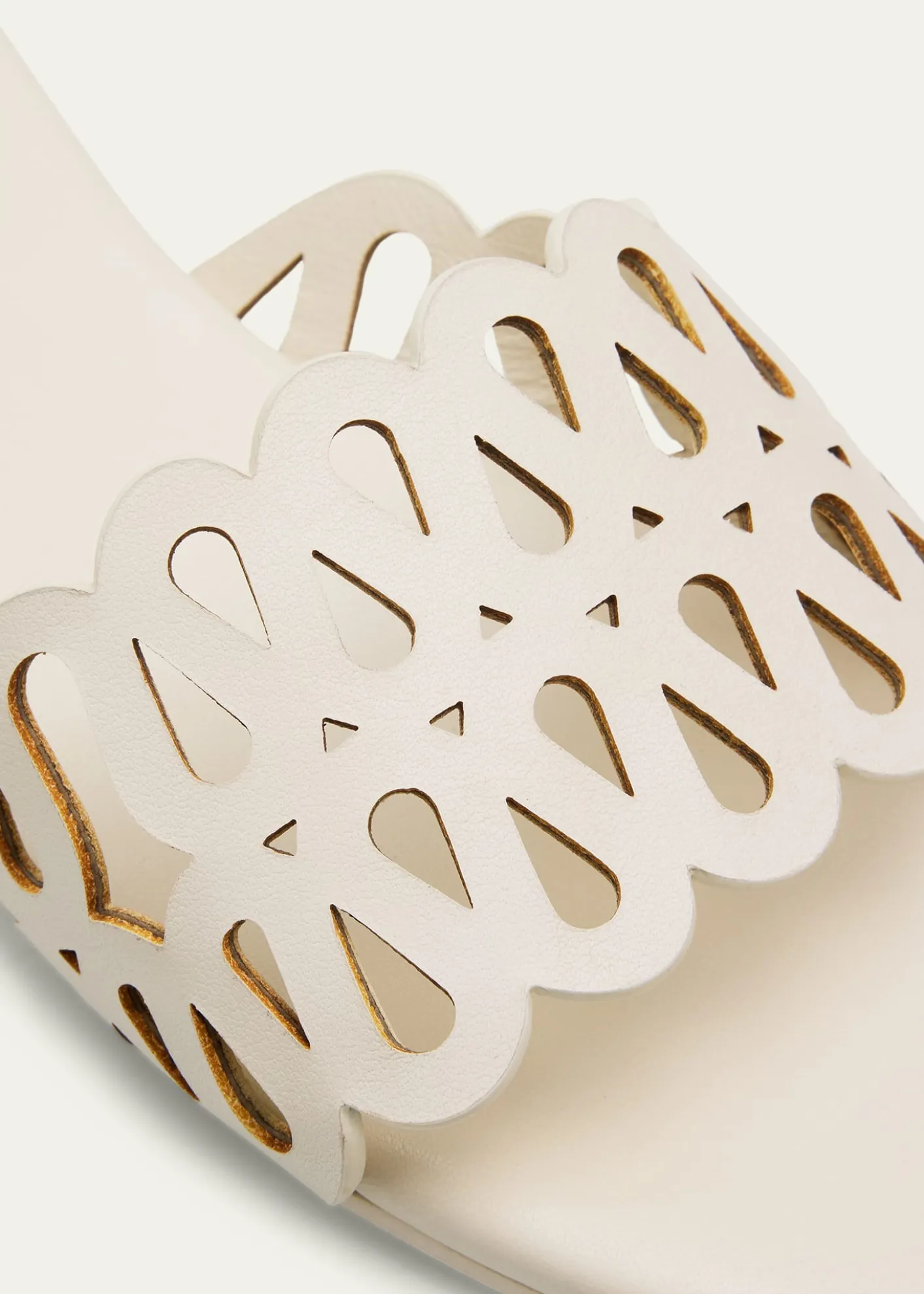 SIMKHAIMcCall Laser-Cut Leather Sandals