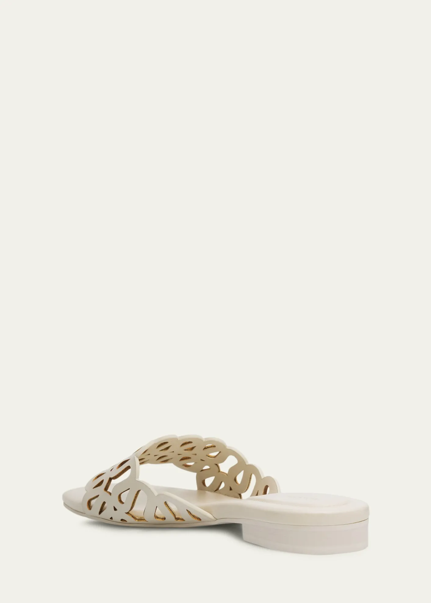 SIMKHAIMcCall Laser-Cut Leather Sandals