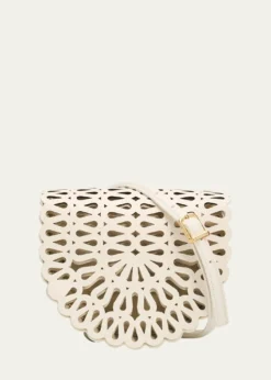 SIMKHAIMcCall Laser Cutout Leather Crossbody Bag