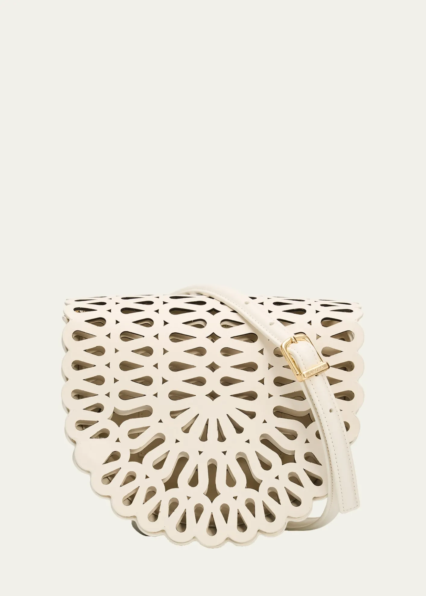 SIMKHAIMcCall Laser Cutout Leather Crossbody Bag