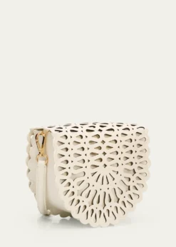 SIMKHAIMcCall Laser Cutout Leather Crossbody Bag
