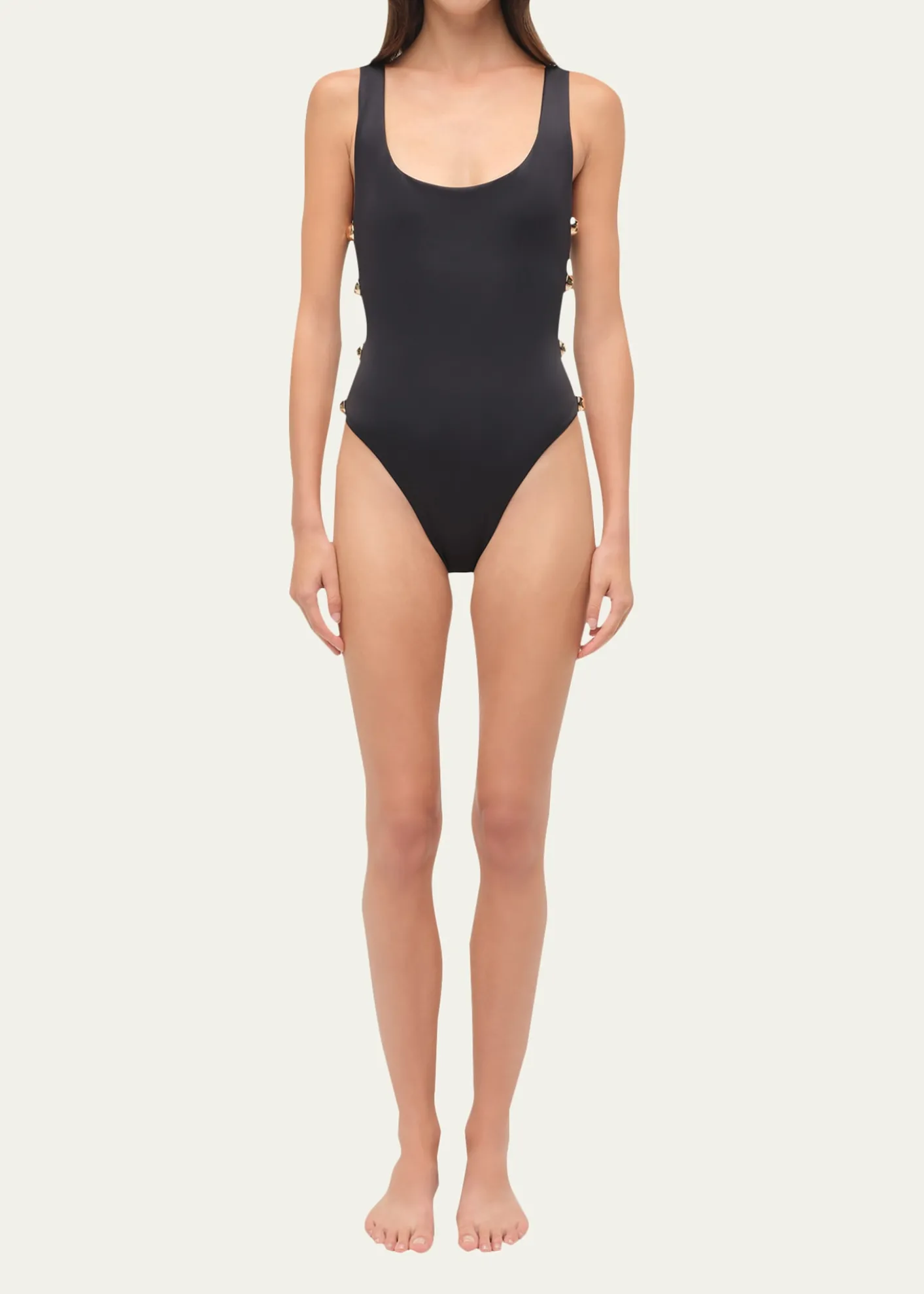 SIMKHAIMona Studded One-Piece Swimsuit