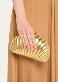 SIMKHAIMonet Shell Clutch Bag