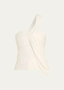 SIMKHAINathreen Draped One-Shoulder Top