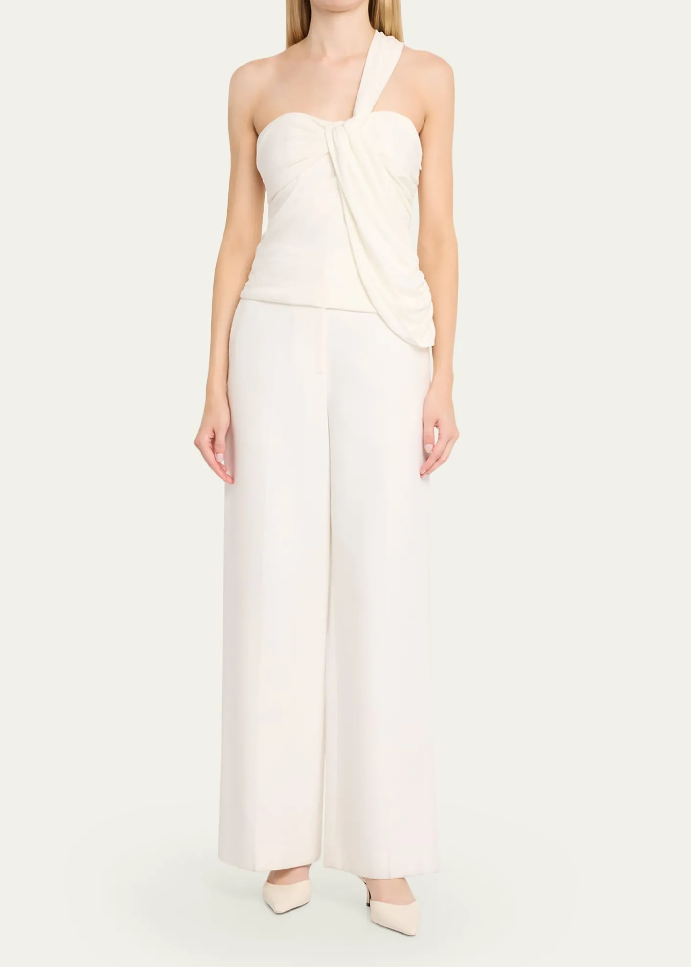 SIMKHAINathreen Draped One-Shoulder Top