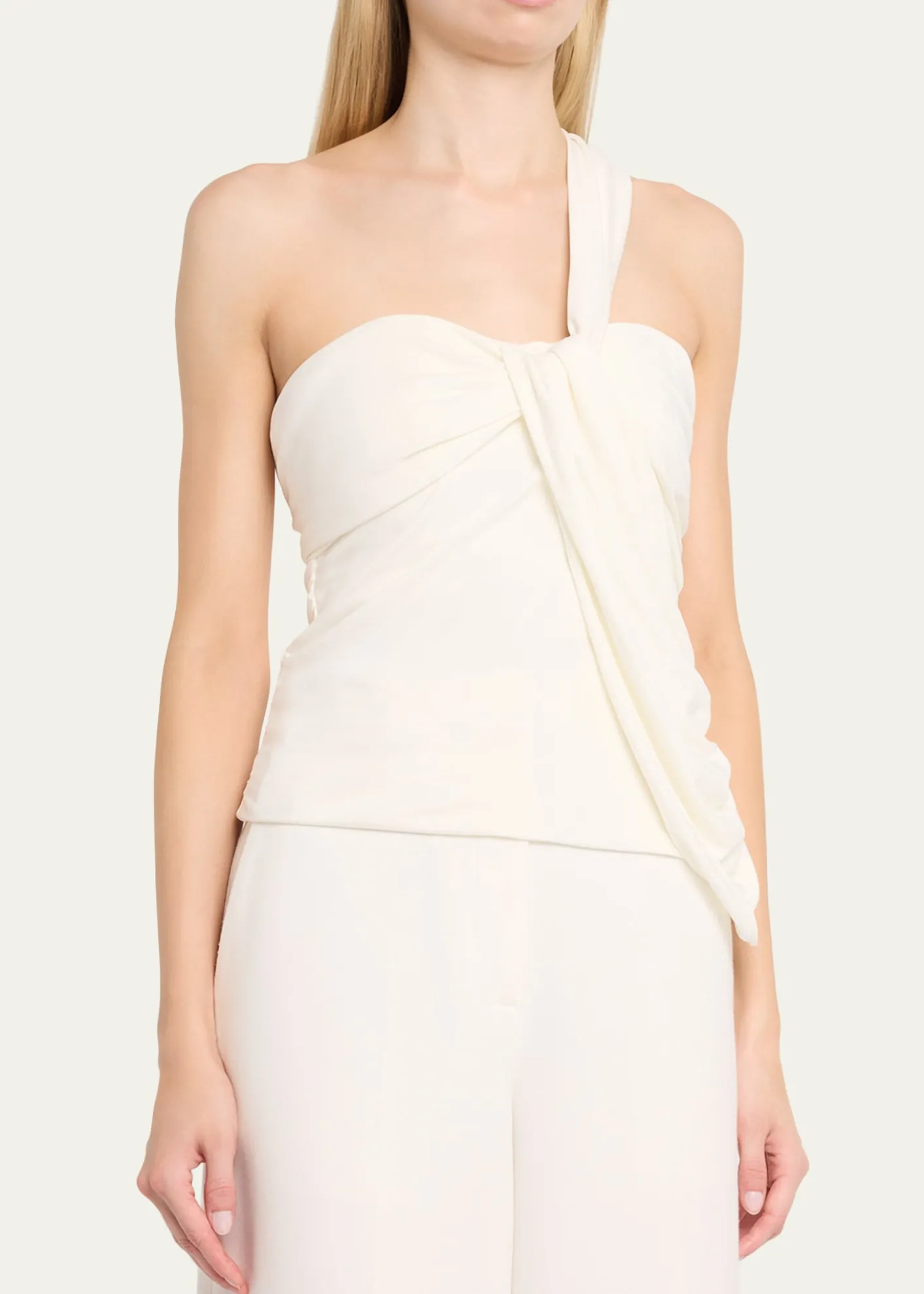 SIMKHAINathreen Draped One-Shoulder Top