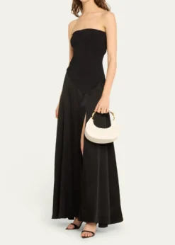 SIMKHAINixi Twist Leather Top-Handle Bag