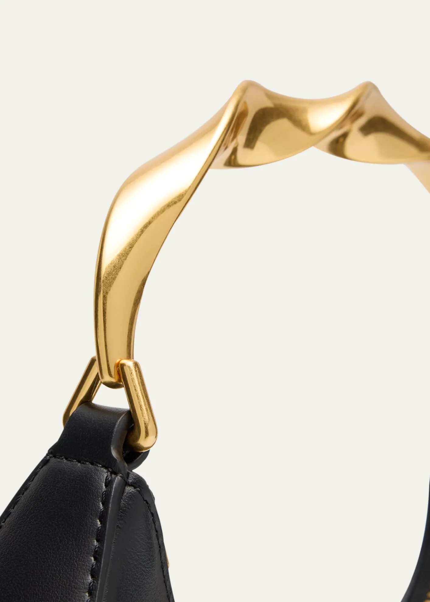 SIMKHAINixi Twist Leather Top-Handle Bag