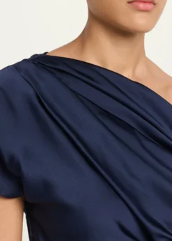 SIMKHAIPhoebe Draped Satin Top