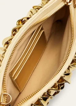 SIMKHAIReese Metallic Beaded Clutch Bag