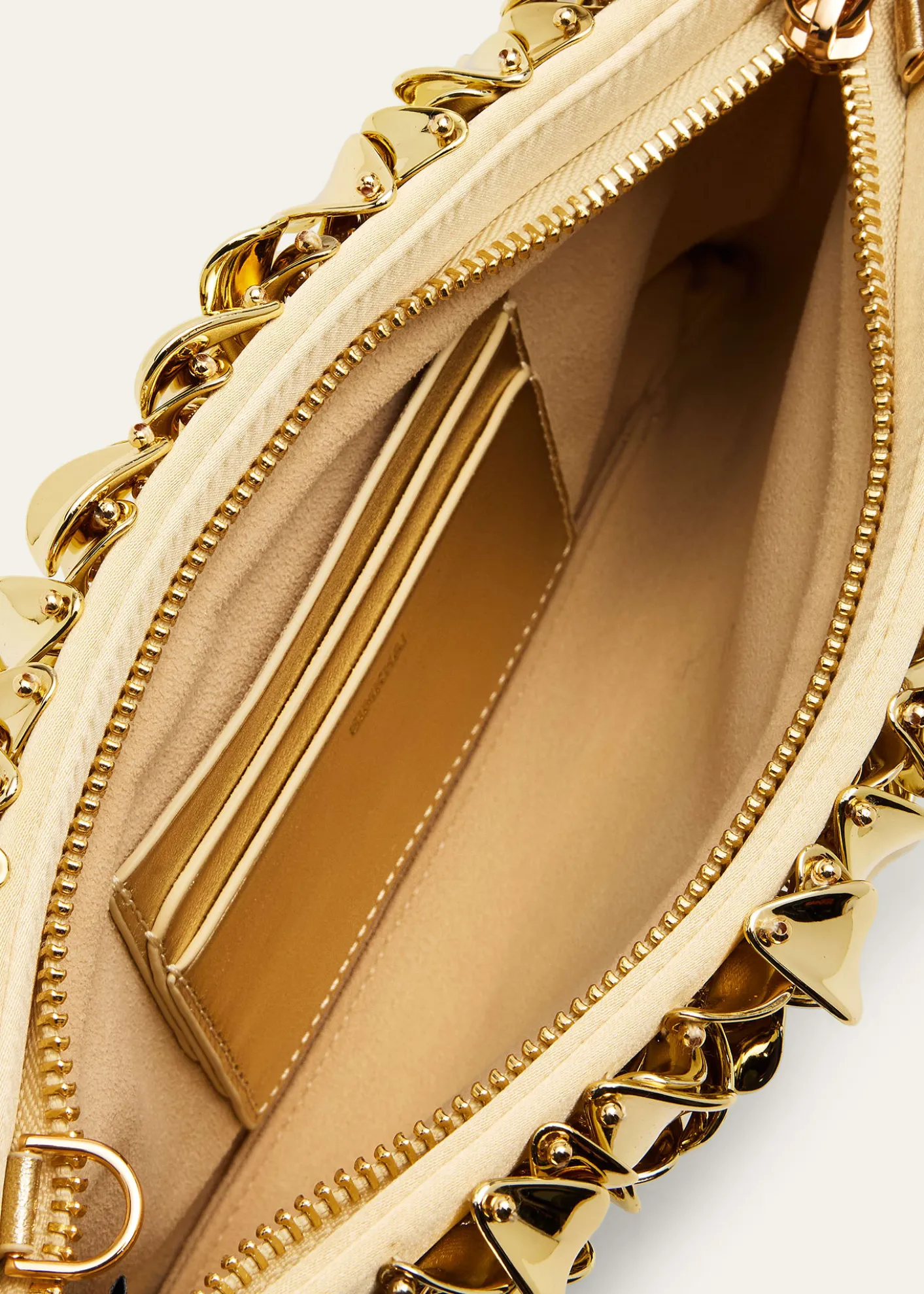 SIMKHAIReese Metallic Beaded Clutch Bag