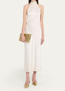 SIMKHAIReese Metallic Beaded Clutch Bag