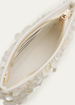 SIMKHAIReese Seashell Leather Clutch Bag