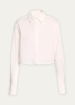 SIMKHAIRenata Cropped Button-Front Shirt