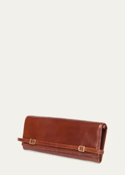 SIMKHAIRiver East-West Leather Clutch Bag